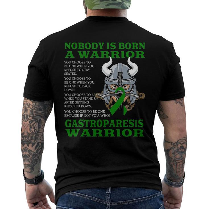 Gastroparesis Awareness Gastroparesis Warrior Men's Back Print T-shirt