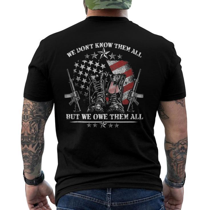All Gave Some Some Gave All Veteran & Memorials Day Men's Back Print T-shirt