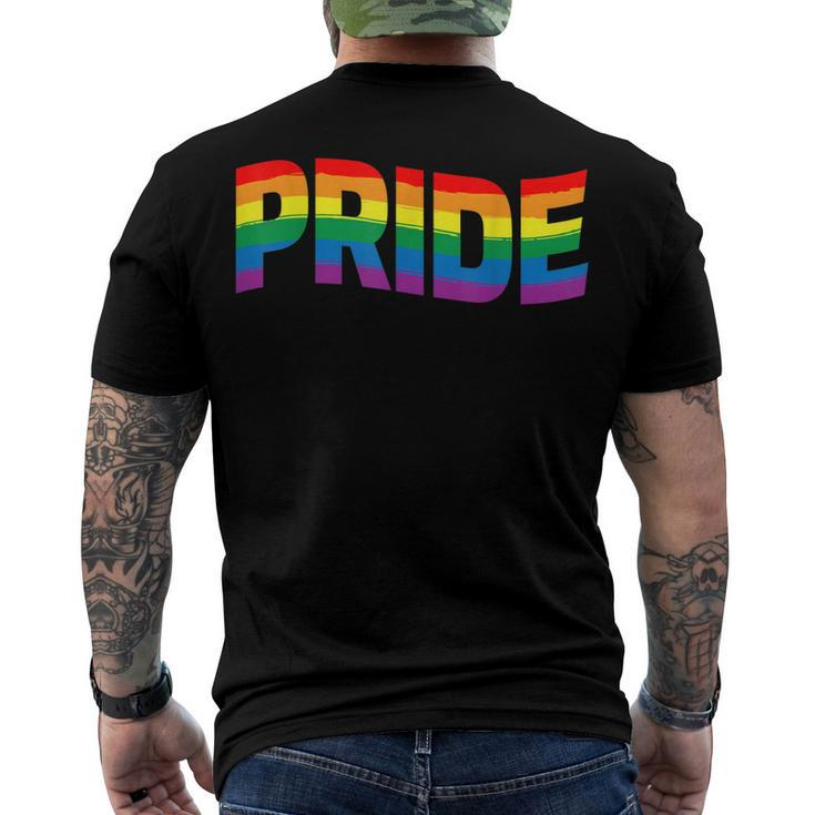 Gay Pride Lgbt Lgbtq Awareness Month 2022 Men's Back Print T-shirt