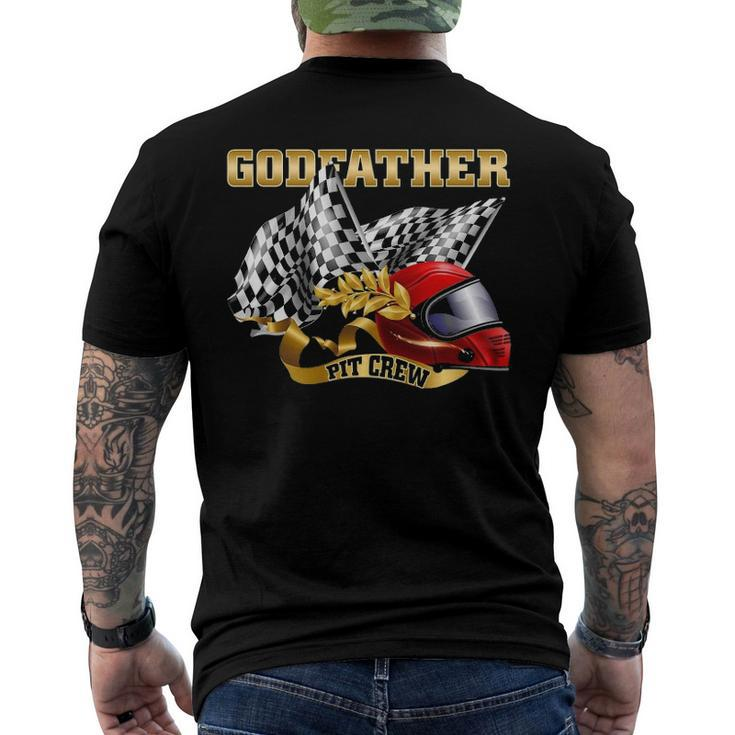 Godfather Birthday - Godfather Pit Crew S Men's Back Print T-shirt