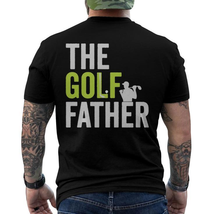 The Golf Father Golffather Golf Lover Golfing Men's Back Print T-shirt