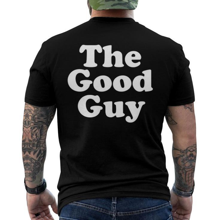 The Good Guy Nice Guy Men's Back Print T-shirt