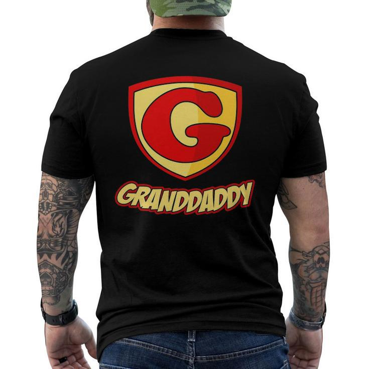 Granddaddy Superhero Boy - Fathers Day Tee Men's Back Print T-shirt