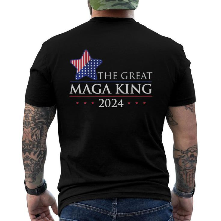 The Great Maga King Trump 2024 Proud Ultra Maga Men's Back Print T-shirt