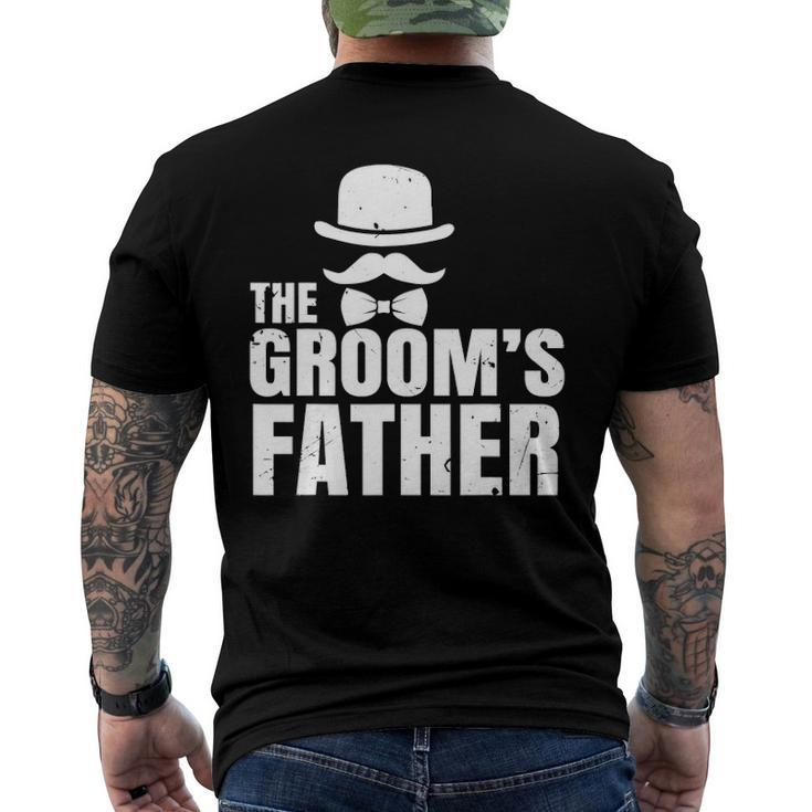 The Grooms Father Wedding Costume Father Of The Groom Men's Back Print T-shirt