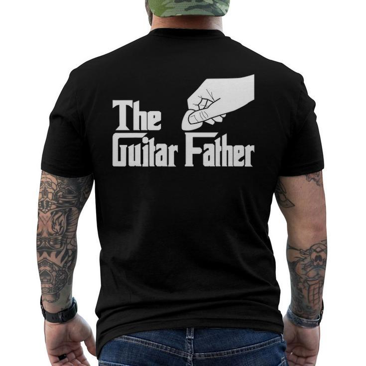 The Guitar Father - Guitar Player Guitarist Musician Men's Back Print T-shirt