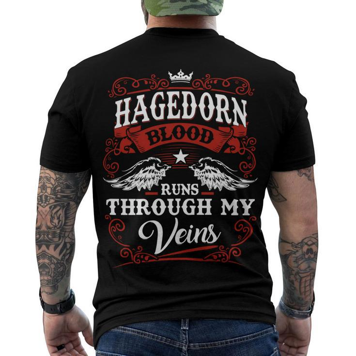 Hagedorn Name Shirt Hagedorn Family Name V3 Men's Crewneck Short Sleeve Back Print T-shirt