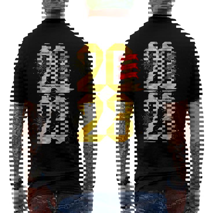 Happy New Year 2023 New Years Eve Party Supplies Nye Men's Back Print T-shirt
