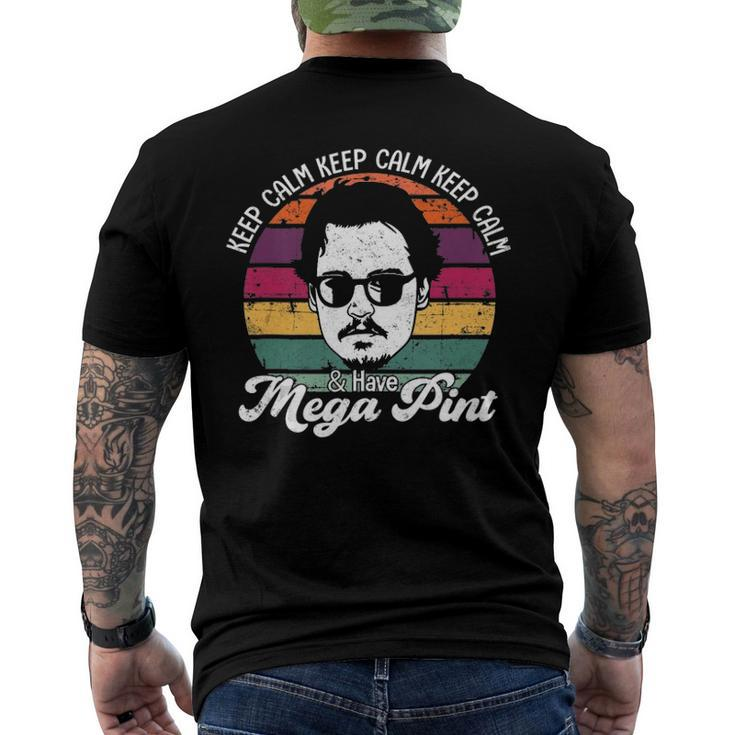 Hearsay Keep Calm Is Anytime Hearsay Pour Me A Mega Print Men's Back Print T-shirt