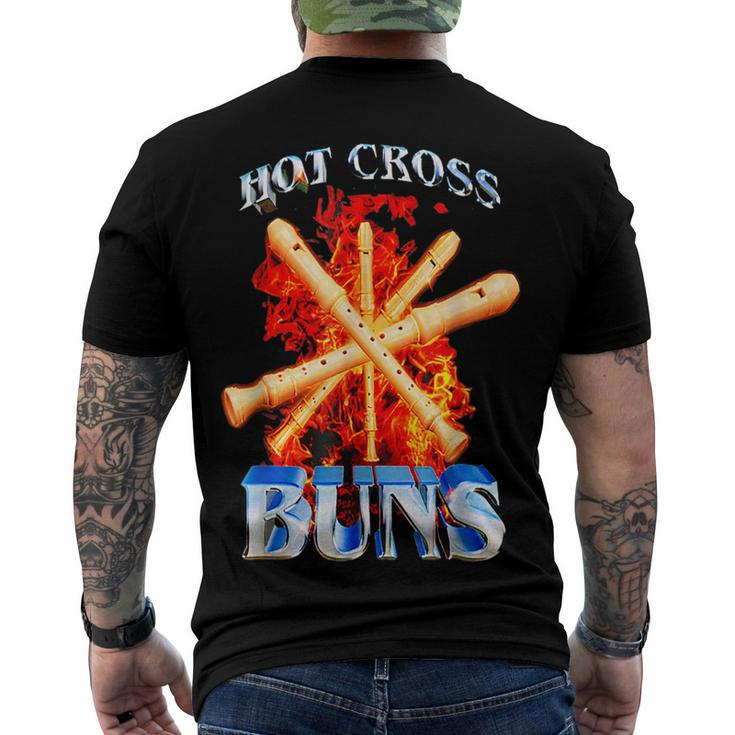 Hot Cross Buns V2 Men's Back Print T-shirt