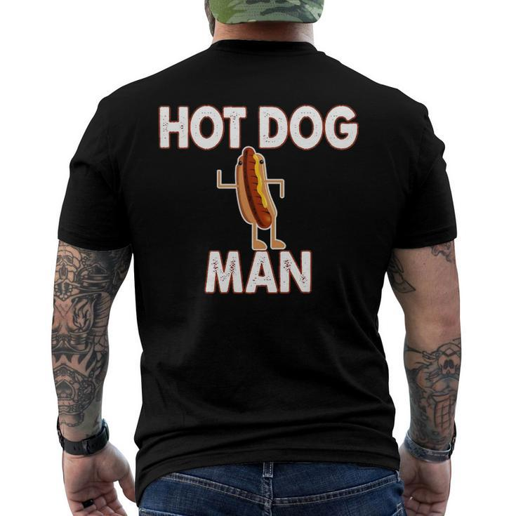 Hot Dog Hot Dog Man Tee Men's Back Print T-shirt