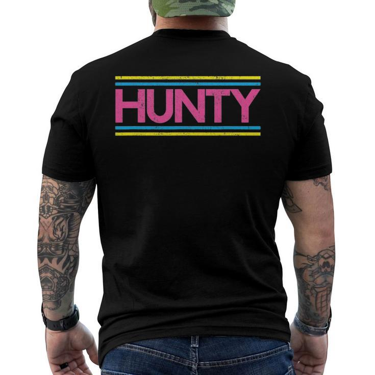 Hunty Drag Queen Vintage Retro Men's Back Print T-shirt
