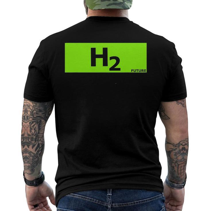 Hydrogen H2 Future Chemistry Lover Men's Back Print T-shirt