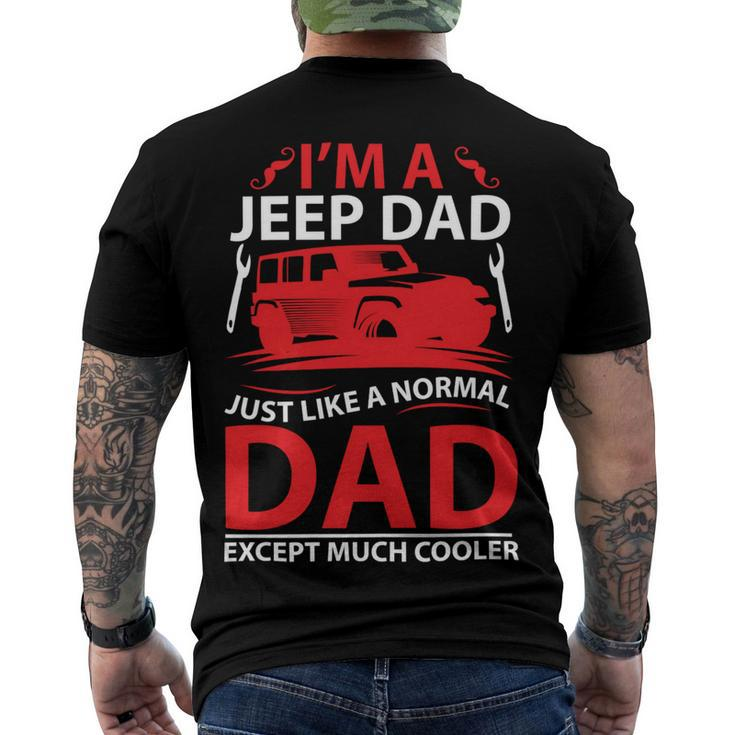 Im Ajeep Dad Men's Crewneck Short Sleeve Back Print T-shirt
