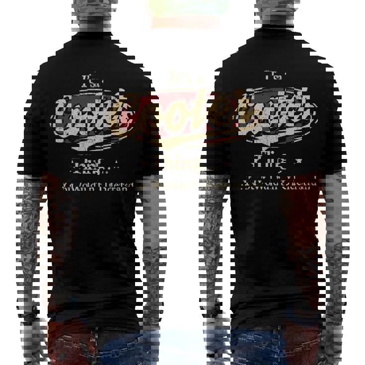 Its A Cooter Thing You Wouldnt Understand Cooter Men's T-Shirt Back Print