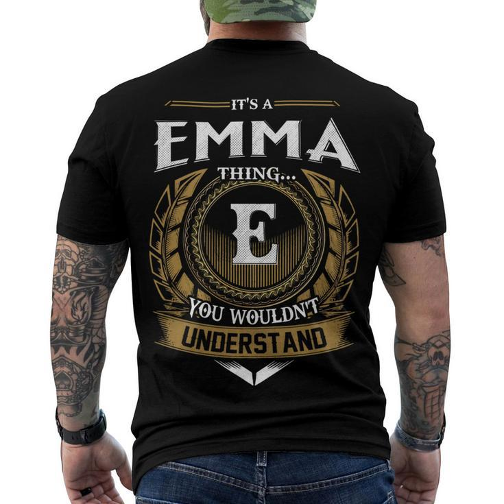 Its A Emma Thing You Wouldnt Understand Name Men's T-shirt Back Print