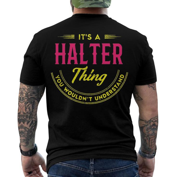 Its A Halter Thing You Wouldnt Understand Halter Men's T-Shirt Back Print