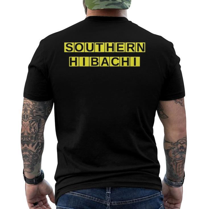 Its Just Southern Hibachi Clever Waffle Joke Men's Back Print T-shirt