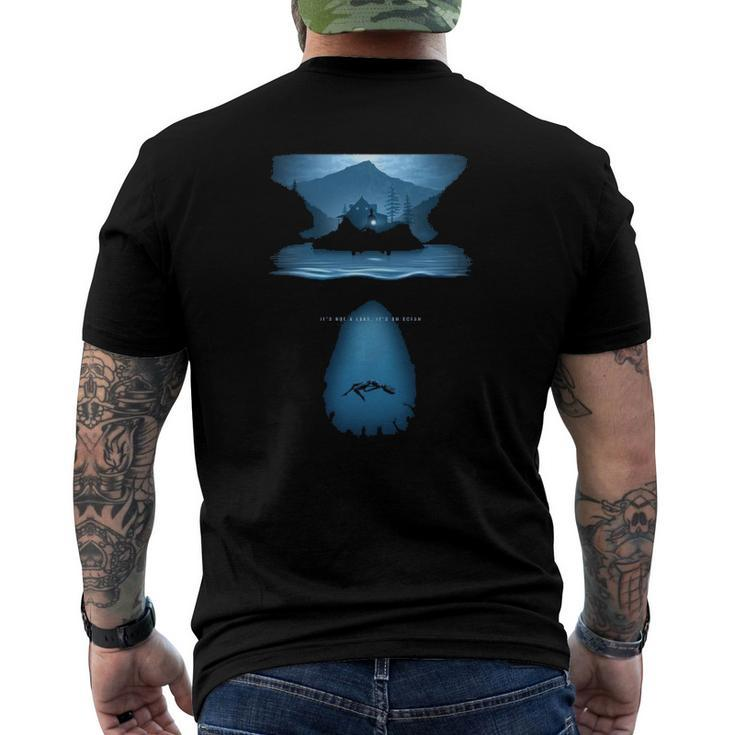 It’S Not A Lake It’S An Ocean Men's Back Print T-shirt