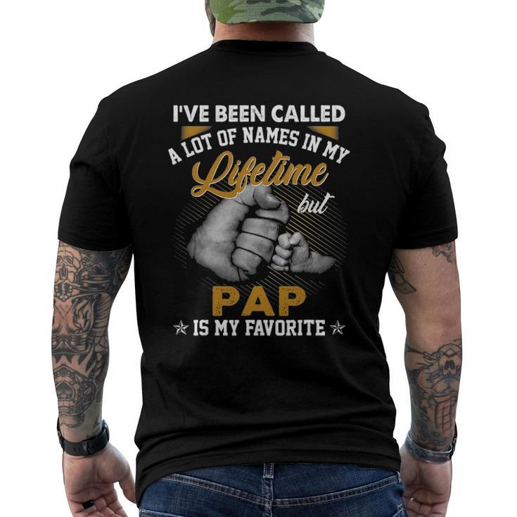 Mens Ive Been Called A Lot Of Names But Pap Is My Favorite Men's Back Print T-shirt