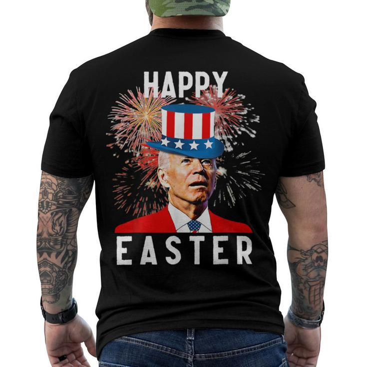 Joe Biden Happy Easter For Funny 4Th Of July   Men's Crewneck Short Sleeve Back Print T-shirt