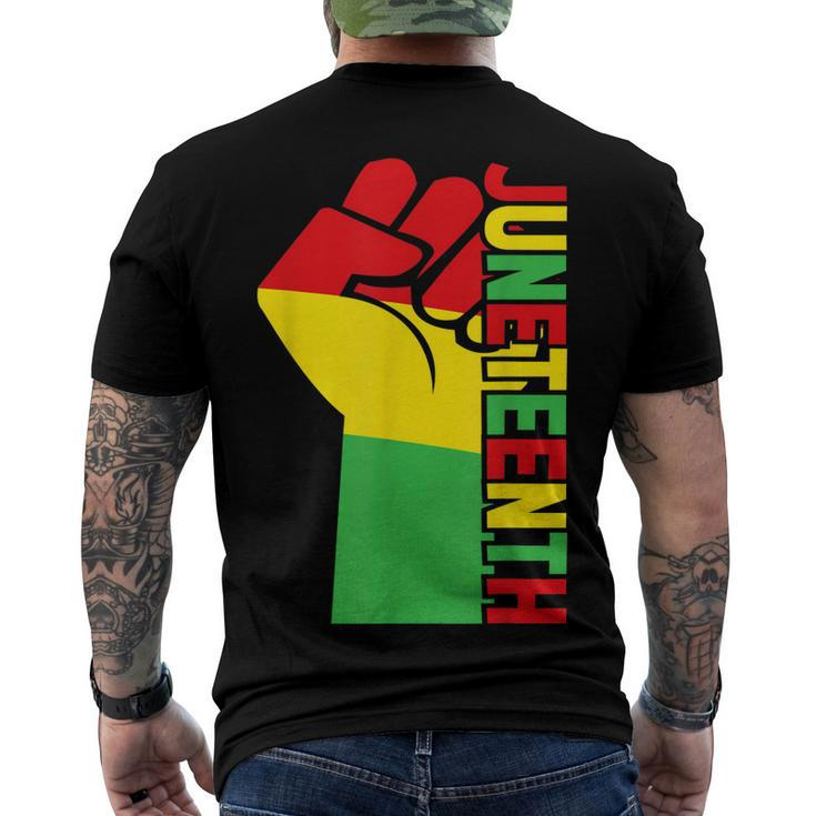 Juneteenth Independence Day 2022 Idea Men's Back Print T-shirt