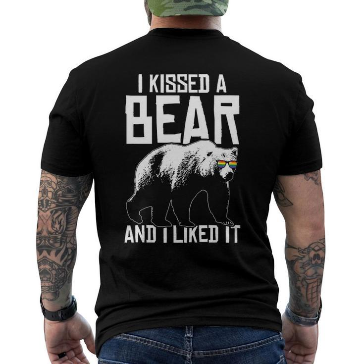 I Kissed A Bear And I Liked It Lgbt Gay Men's Back Print T-shirt