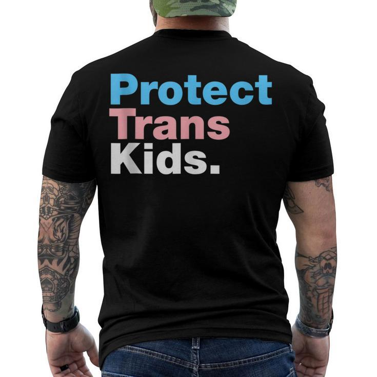 Lgbt Support Protect Trans Kid Lgbt Pride V2 Men's Back Print T-shirt