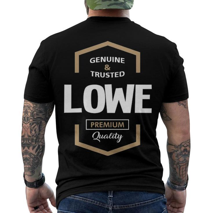 Lowe Name Lowe Premium Quality Men's T-Shirt Back Print