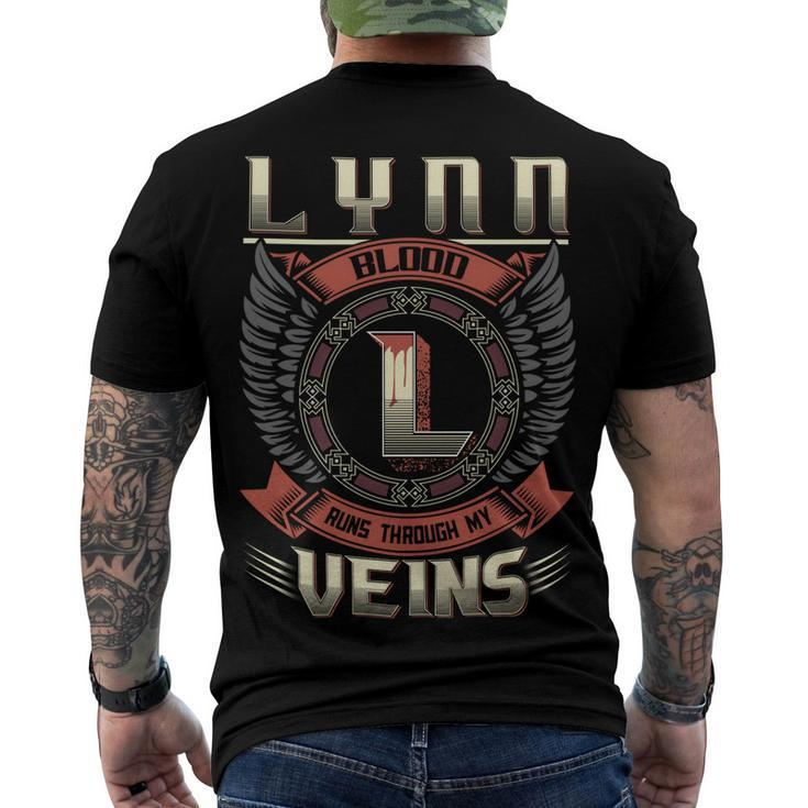 Lynn Blood  Run Through My Veins Name V6 Men's Crewneck Short Sleeve Back Print T-shirt