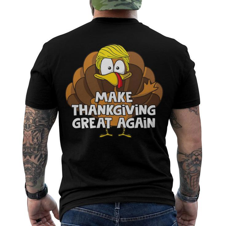 Make Thanksgiving Great Again 908 Shirt Men's Crewneck Short Sleeve Back Print T-shirt