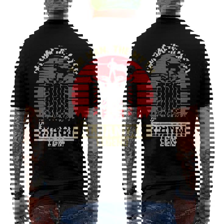 The Man The Myth The Albanian Legend Dad Men's Back Print T-shirt