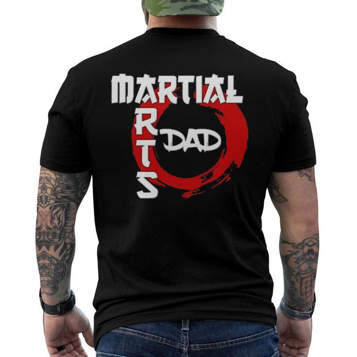 Martial Arts Dad Idea Fathers Day Grandpa Men's Back Print T-shirt