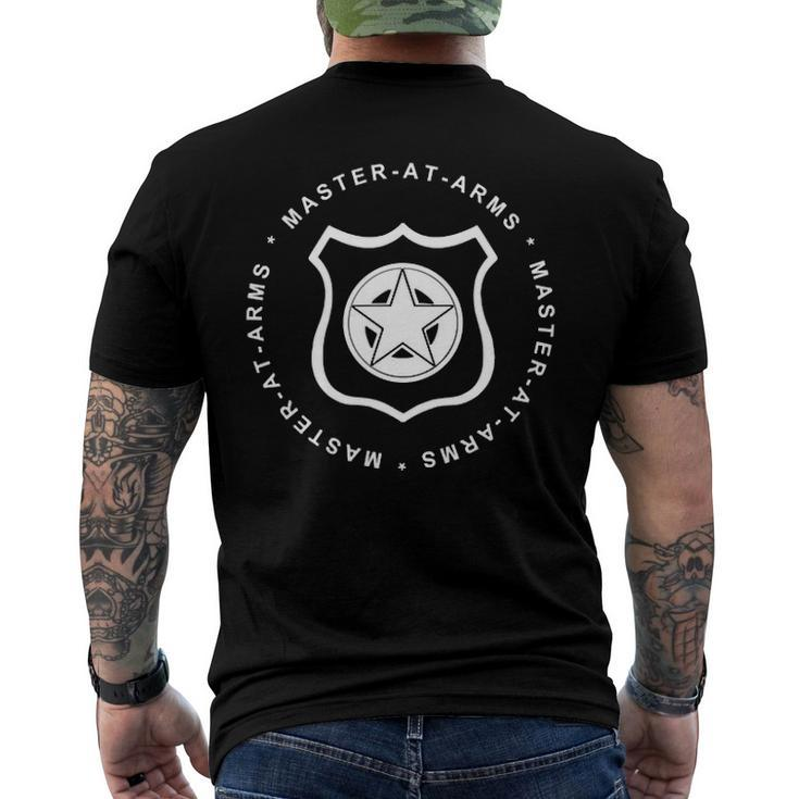Master At Arms United States Navy Men's Back Print T-shirt