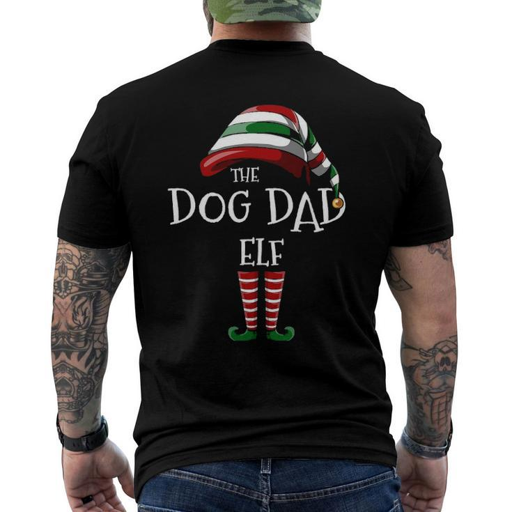 Matching Family The Dog Dad Elf Christmas Group Men's Back Print T-shirt