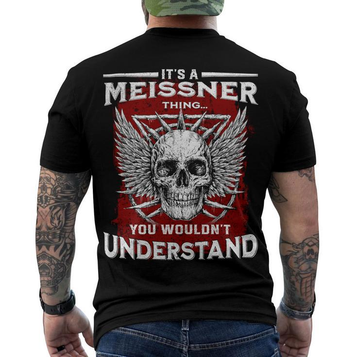 Meissner Name Shirt Meissner Family Name V2 Men's Crewneck Short Sleeve Back Print T-shirt