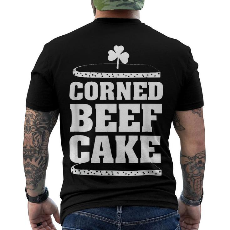 Mens Corned Beefcake Funny St Patricks Day   551 Trending Shirt Men's Crewneck Short Sleeve Back Print T-shirt