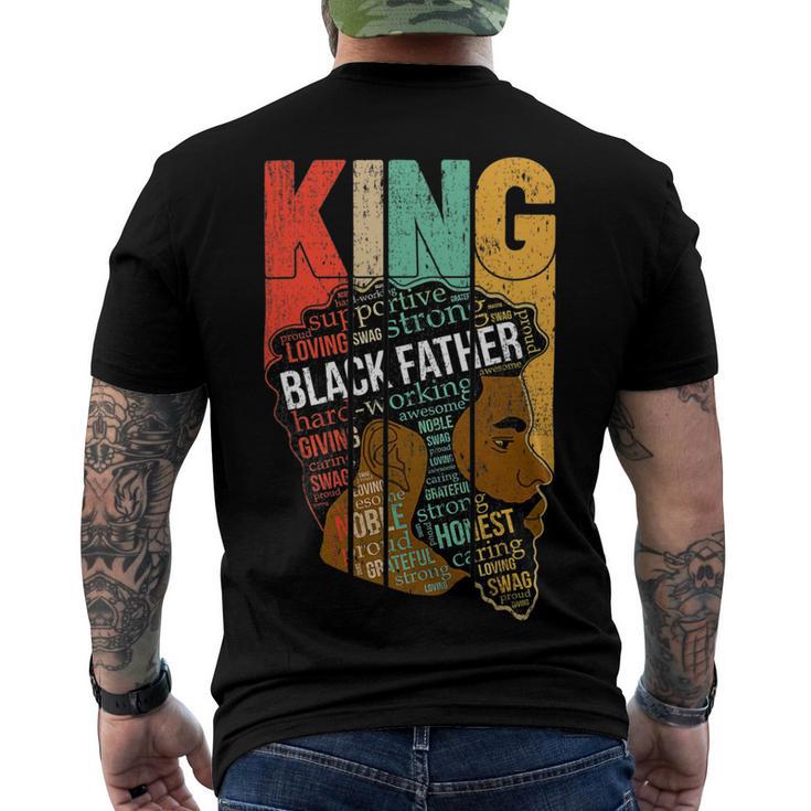 Mens Strong Black King Juneteeth African American Father Day 31 Shirt Men's Crewneck Short Sleeve Back Print T-shirt