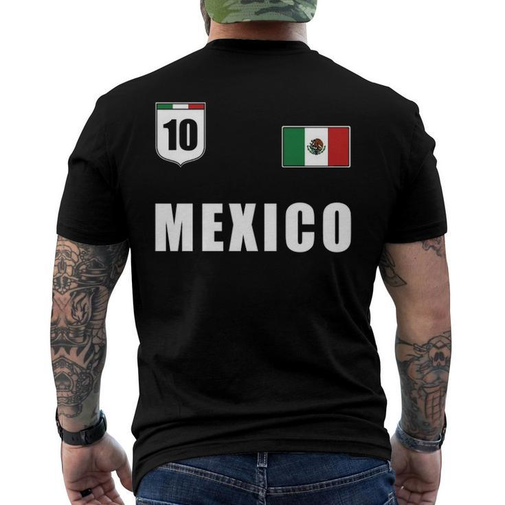 Mexico Soccer Player For Mexican Jersey Football Fans Men's Back Print T-shirt