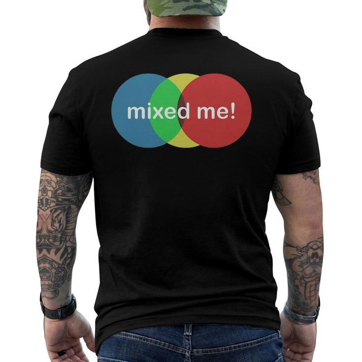 Mixed Me Colors Colouring Men's Back Print T-shirt