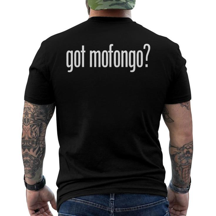Got Mofongo Puerto Rican Cuisine Men's Back Print T-shirt