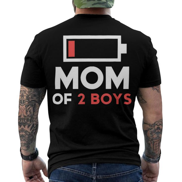 Mom Of 2 Boys Shirt From Son Mothers Day Birthday Women  Active  154 Trending Shirt Men's Crewneck Short Sleeve Back Print T-shirt