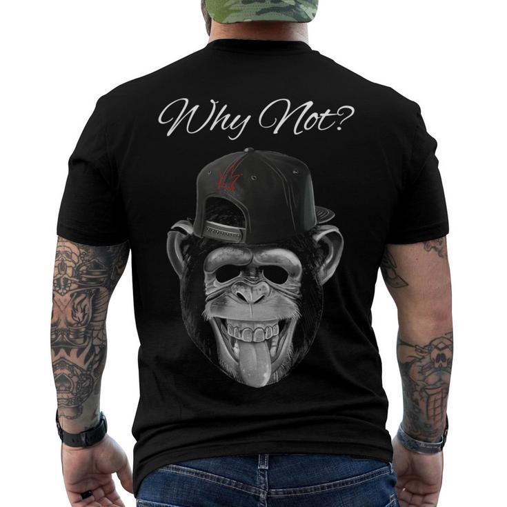 Monkey In A Cap  527 Trending Shirt Men's Crewneck Short Sleeve Back Print T-shirt