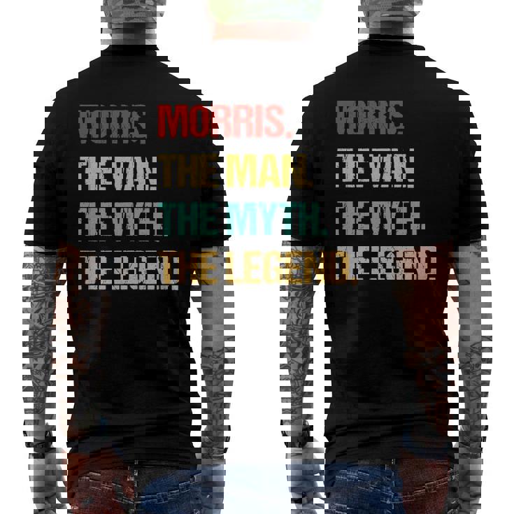 Mens Morris The Man The Myth The Legend Men's Back Print T-shirt