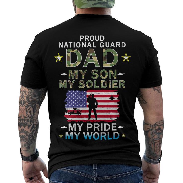 My Son My Soldier Heroproud National 697 Shirt Men's Crewneck Short Sleeve Back Print T-shirt