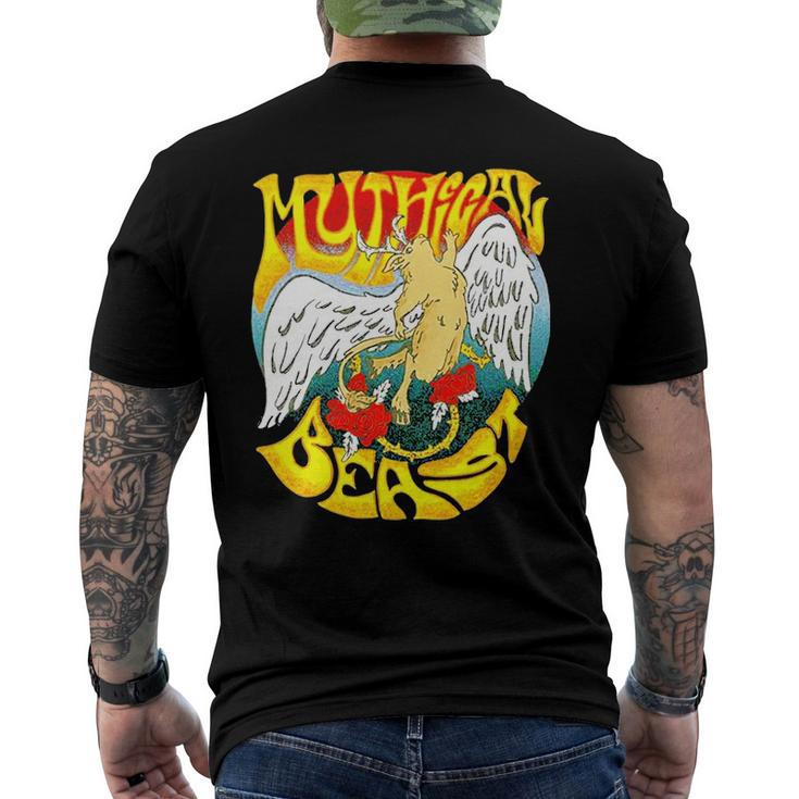 Mythical Beast Classic Rock Lover Men's Back Print T-shirt