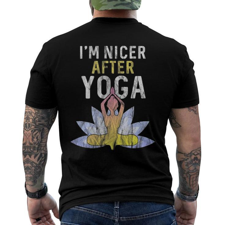 Im Nicer After Yoga - Zen Meditation Instructor Teacher Men's Back Print T-shirt