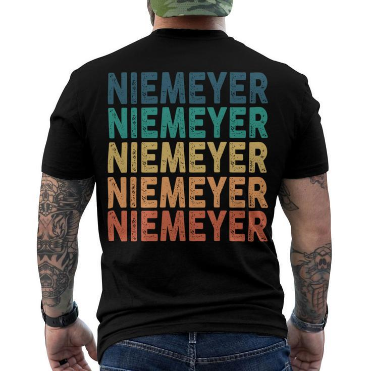 Niemeyer Name Shirt Niemeyer Family Name V2 Men's Crewneck Short Sleeve Back Print T-shirt