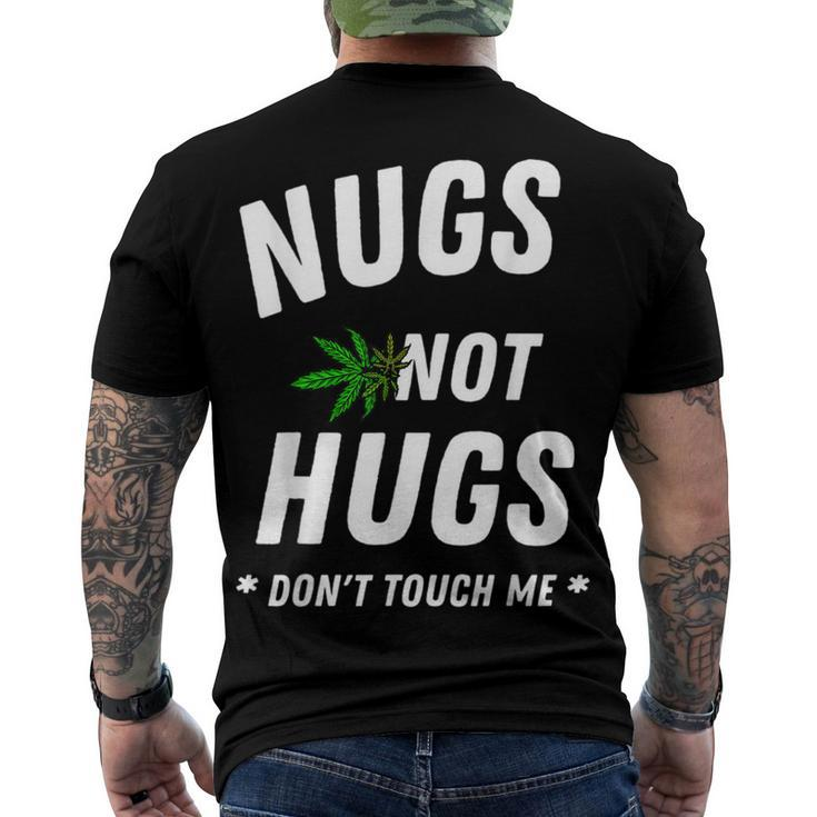 Nugs Not Hugs Dont Touch Me Men's Back Print T-shirt
