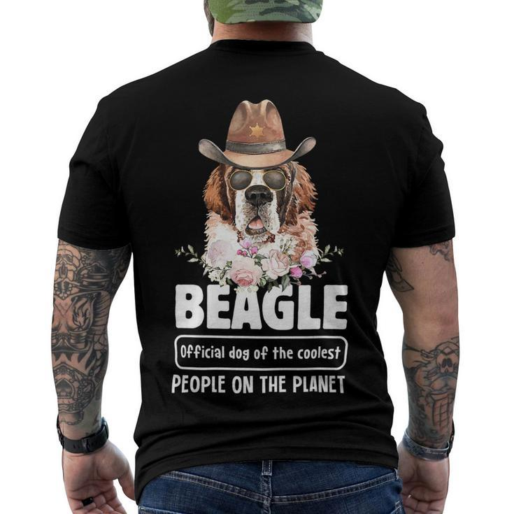 Official Dog Og The Coolest People On Planet 17 Beagle Dog Men's T-shirt Back Print